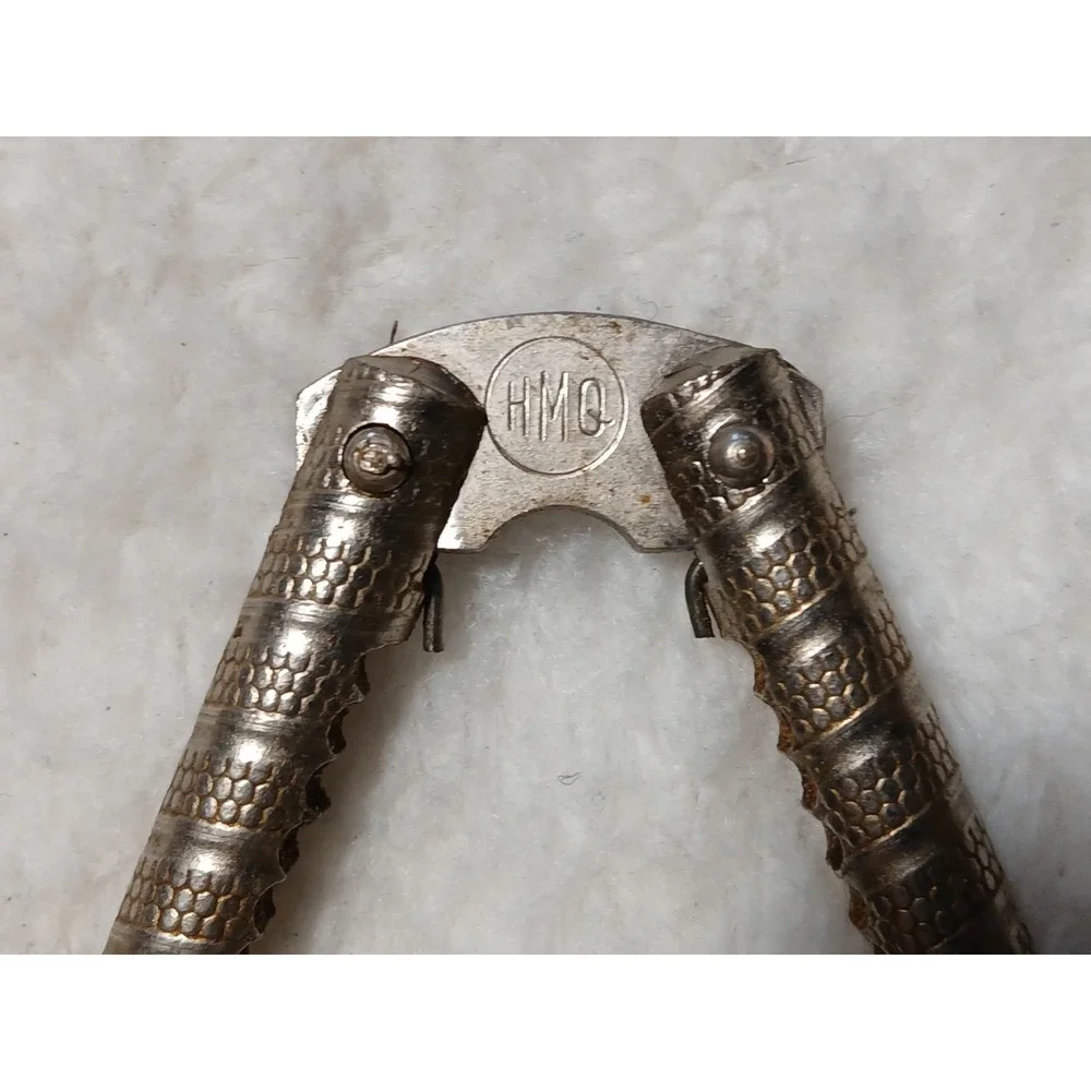 HMQ Vintage 2‎ Nutcracker with 5 Picks Silver Stainless Steel Seafood / Nuts USA